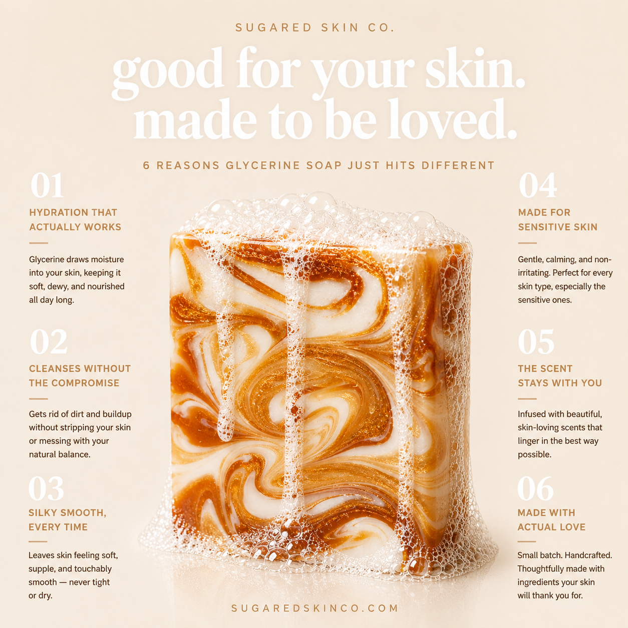 Caramel Drizzle Soap
