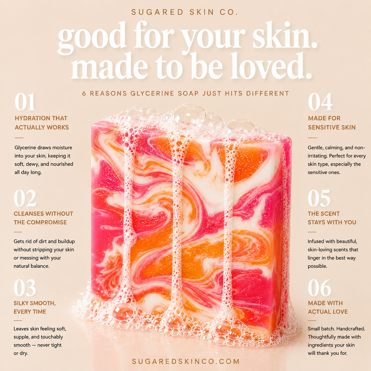 Peach Crumble Soap